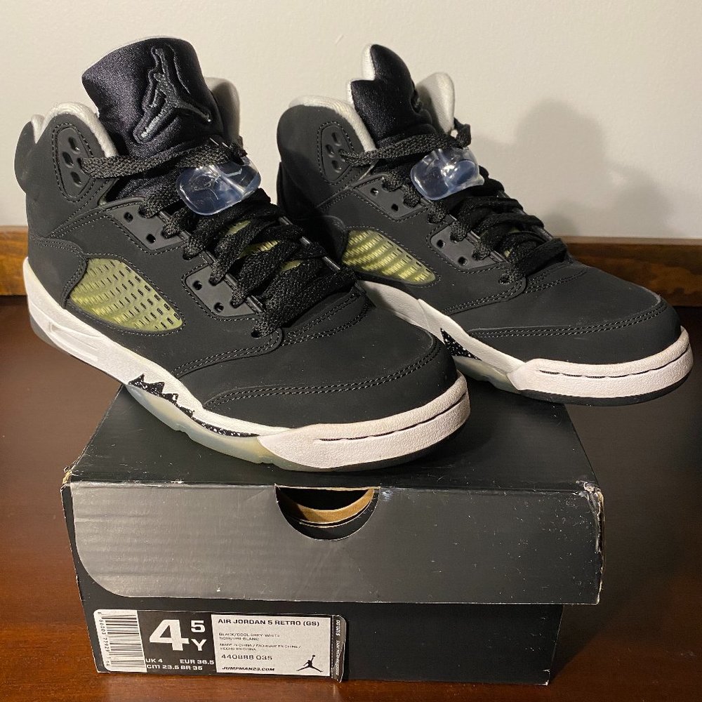 COPY - Air Jordan 5 Retro GS 2013 Oreo Youth Size 4.5Y Women Size 6 Authentic